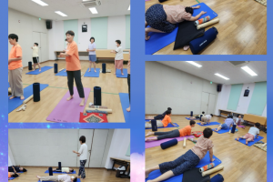 단양장애인복지관에서 진행하는 여성장애인 대상 몸펴기 프로그램에 매주 참여하고 있습니다.
다래동산 가족들이 프로그램 참여를 통해 매주 기공정화법을 배웁니다 :)